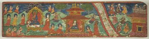 Une paire de couvertures de manuscrits à charmes magiques (Dharani) - Unknown artist