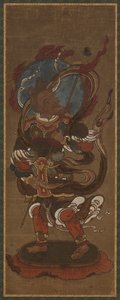 Un des douze deva: Fu-ten (Vayu) - Unknown artist