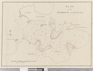 Page 37c Plan du port de Sainte-Lucie - Unknown artist