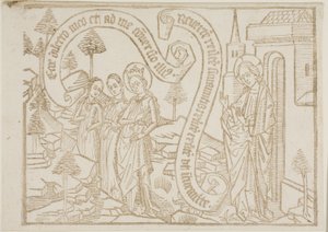 Page du Canticum Canticorum (Le Cantique de Salomon) - Unknown artist