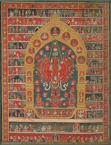 Bannière peinte (Thangka) de l