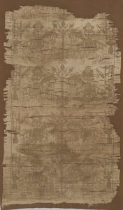 Panneau avec fauconniers - Unknown artist