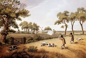 Scène de chasse à la perdrix - Unknown artist