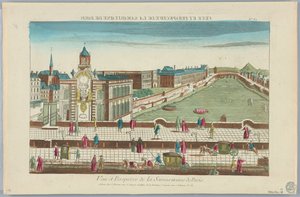 Peep-show, Vue et perspective de la Samaritaine de Paris, No. 62 - Unknown artist