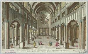 Peep-show, Vue Intérieure de la Cathédrale de St. Etienne de Vienne - Unknown artist