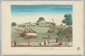 Vue de Bayonne du côté du port, No. 3 - Unknown artist
