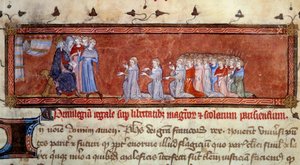 Philippe Auguste (1165 - 1223) remet le premier privilège - Unknown artist