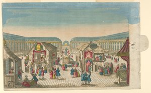 Place Vendôme Pendant la Foire de Saint-Ovide, Paris