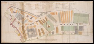 Plan du chantier naval de Deptford - Unknown artist