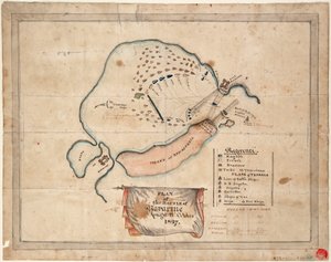 Plan de la bataille de Navarin, 21 octobre 1827 - Unknown artist