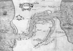 Plan montrant le détroit de Constantinople (aujourd