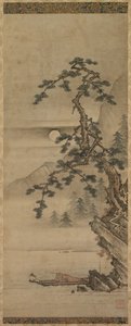 Jouer de la flûte au clair de lune - Unknown artist