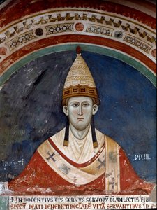 Pape Innocent III (détail) - Unknown artist