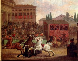 Festivités populaires : La course (ou palio) des Barberi
