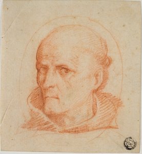 Tête de moine franciscain - Unknown artist