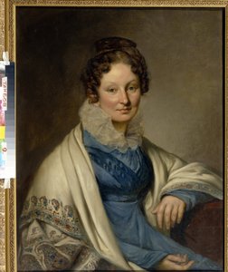 Portrait de Sophia Ivanovna Boratynskaia (née Baryshnikova) - Unknown artist