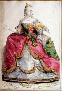 Portrait en pied de Catherine II de Russie - Unknown artist