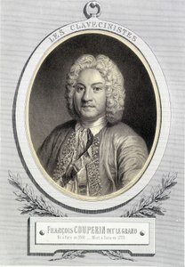 Portrait en médaillon de François Couperin dit Le Grand, n.d. 19ème siècle - Unknown artist