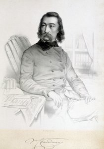 Portrait de Barthélemy Prosper Enfantin, dit le Père Enfantin (1796-1864), saint-simonien - Unknown artist