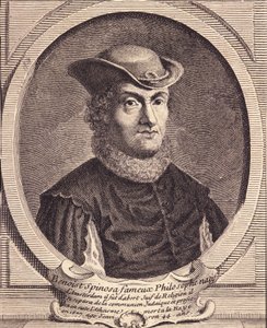 Portrait de Baruch Spinoza (1632-1677), philosophe néerlandais. Gravure du XVIIIe siècle - Unknown artist