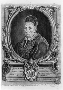 Portrait de Benoît XIII (1649 - 1730) - Unknown artist