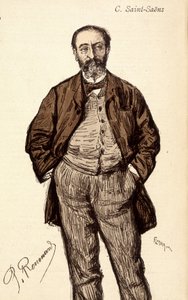 Portrait de Camille Saint-Saëns (1835-1921), compositeur français