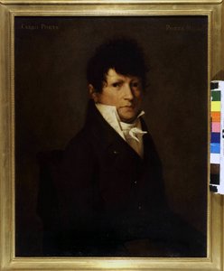 Portrait de Carlo Porta (1775-1821). Peinture du 19e siècle. Museo de Milan - Unknown artist