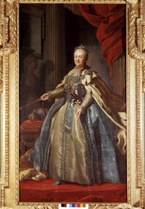 Portrait de Catherine II, impératrice de Russie, conservé au palais de Drottningholm à Stockholm - Unknown artist