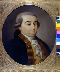 Portrait de Cesare Bonesana, marquis de Beccaria (1738 - 1794), juriste italien. Peinture anonyme du 18ème siècle. Museo de Milan. Milan - Unknown artist