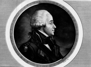 Portrait de Charles François Dumouriez, Ministre des Affaires étrangères. Gravure dans « Collection complète des tableaux historiques de la Révolution française » - Unknown artist
