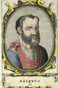 Portrait de Claude Galien, médecin grec. Gravure du 18ème siècle - Unknown artist