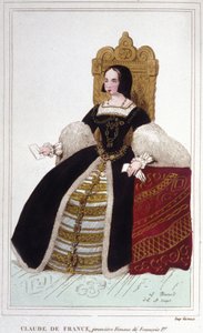 Portrait de Claude de France (1499 - 1524), épouse de François Ier, roi de France - Unknown artist
