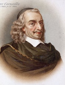 Portrait de Corneille (1606 - 1684). Chromolithographie du XIXe siècle. - Unknown artist