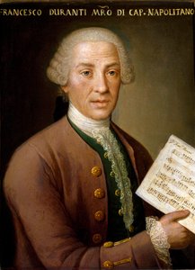 Portrait de Francesco Durante (1684-1755), organiste et maître de la chapelle napolitaine