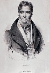 Portrait de Gaspare Spontini (gravure) - Unknown artist