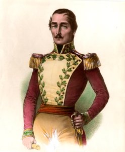Portrait du général Santander (Francisco de Paula) (1782-1840), militaire et homme d