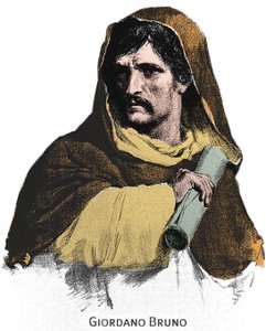 Portrait de Giordano Bruno (1548-1600). - Unknown artist