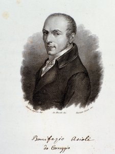 Portrait du compositeur italien Bonifazio Asioli (Gravure. 19ème siècle) - Unknown artist