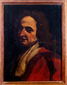Portrait du chanteur italien Stefano Landi (1587-1639) Peinture anonyme. XVIIIe siècle. Bologna, Civico museo Museo Bibliografico - Unknown artist