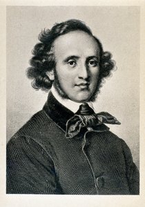 Portrait de Jakob Ludwig Felix Mendelssohn Bartholdy (1809-1847), chef d