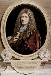 Portrait de Jean Baptiste Lully (Giovanni Battista Lulli) (1632-1687). - Unknown artist