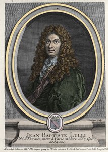 Portrait de Jean Baptiste Lully (Giovanni Battista Lulli) (1632-1687), compositeur français d