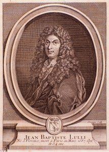 Portrait de Jean Baptiste Lully (gravure) - Unknown artist