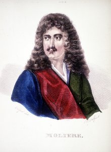 Portrait de Jean Baptiste Poquelin, connu sous le nom de Molière