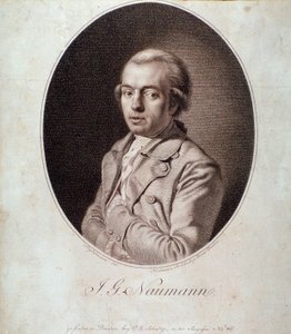 Portrait de Johann Gottlieb Naumann (gravure) - Unknown artist
