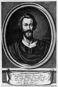 Portrait de John Donne (1572-1631) poète anglais. - Unknown artist