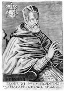Portrait de Léon XI (Alexandre de Médicis) (1535 - 1605) - Unknown artist
