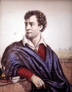 Portrait de Lord George Gordon Noel Byron (1788-1824), 6ème Baron, poète britannique - Unknown artist