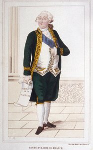 Portrait de Louis XVI (1754 - 1793). Gravure de 1830