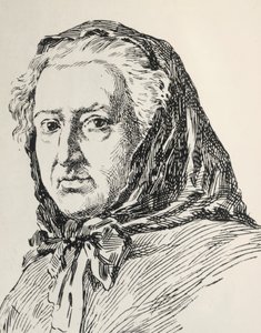 Portrait de Louise Ackermann - Unknown artist